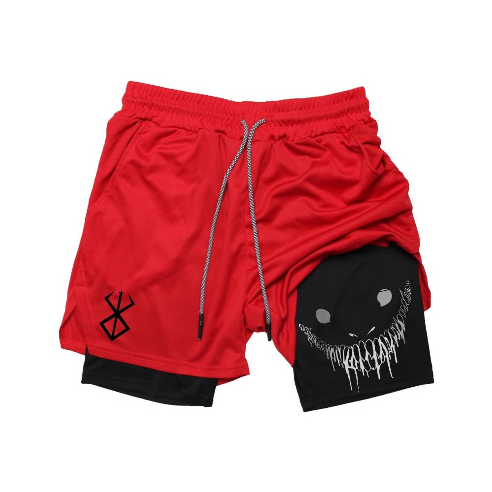 Berserk Smiley Gym Shorts