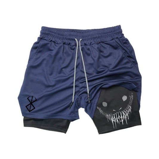 Berserk Smiley Gym Shorts