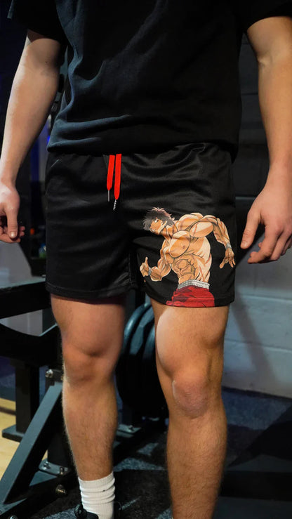 Baki Hanma Gym Shorts