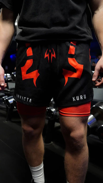 King of Curse Gym Shorts