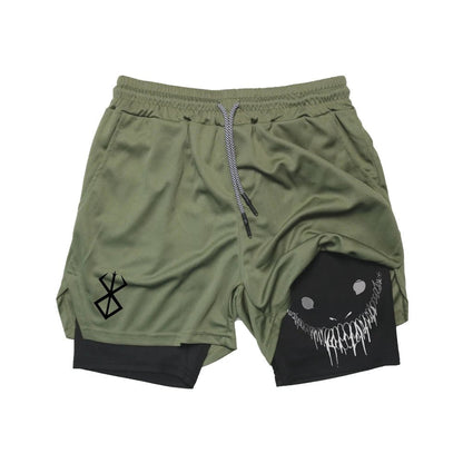 Berserk Smiley Gym Shorts